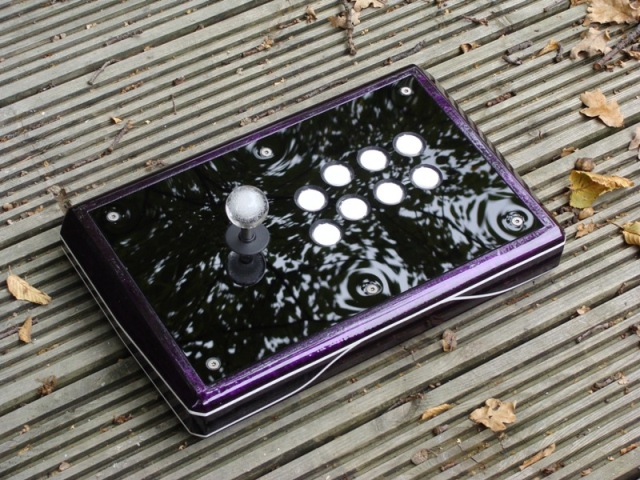 CONCEPT PURPLE COUNTERSUNK ARCADE FIGHT STICK