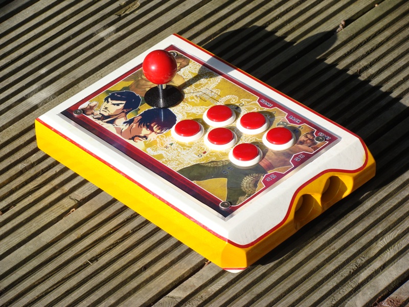 Fei Long vs Marshall Law Custom Arcade Fight Stick